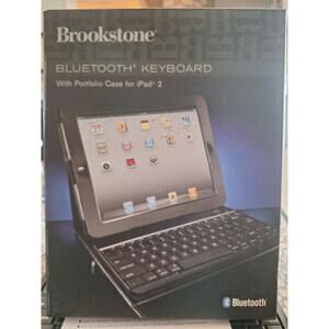 Brookstone Bluetooth Keyboard for iPad 2 Black